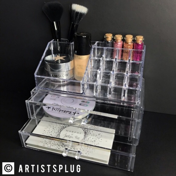 NEW!! 🌟 SET OF TWO! ACRYLIC MAKEUP ORGANIZERS - Picture 2 of 3